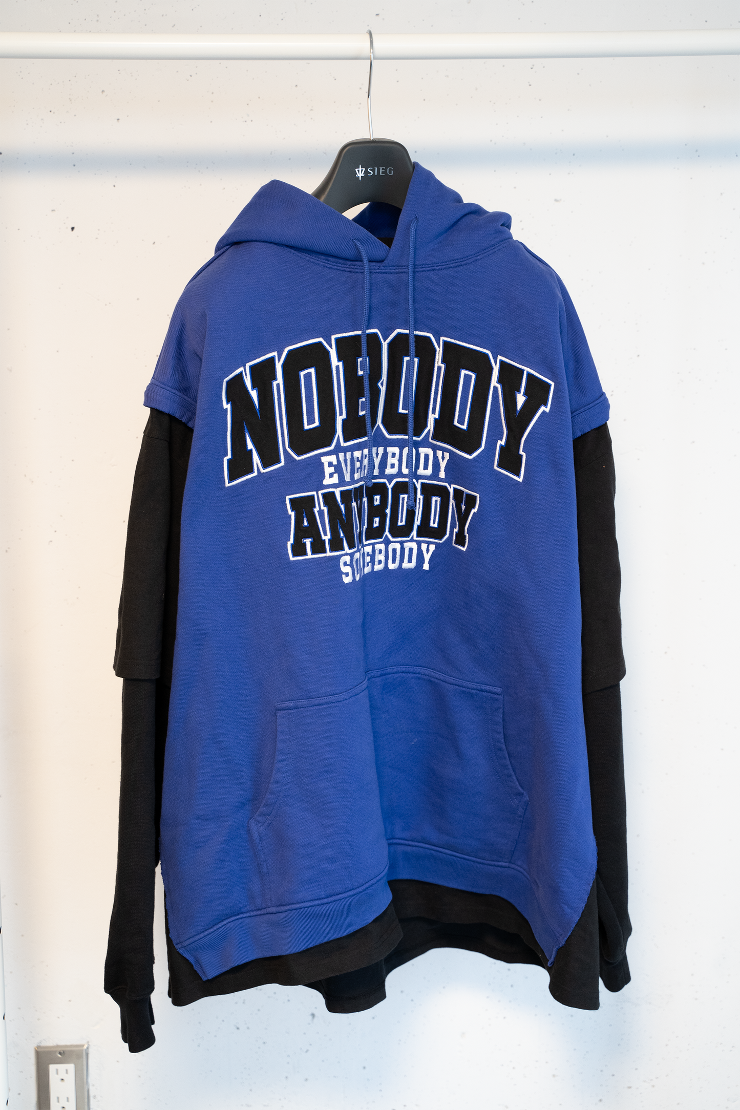 Vetements FW19 Nobody Hoodie