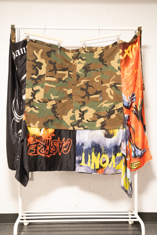 Vetements AW18 Metal Scarf Wrap Skirt