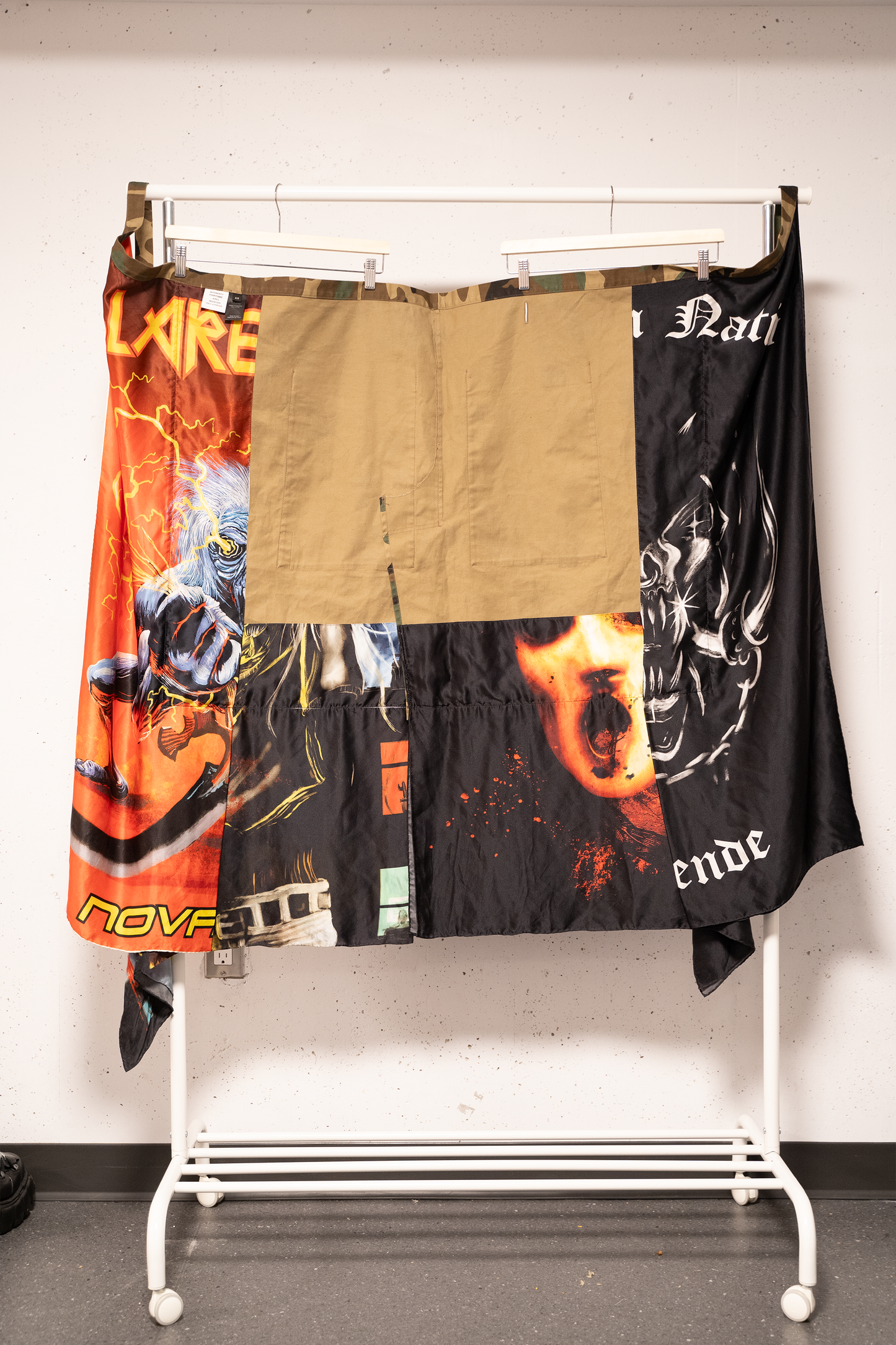 Vetements AW18 Metal Scarf Wrap Skirt