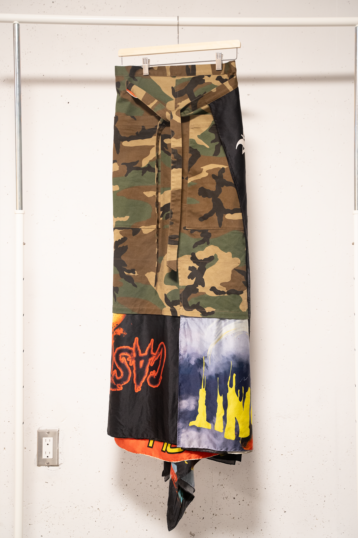 Vetements AW18 Metal Scarf Wrap Skirt