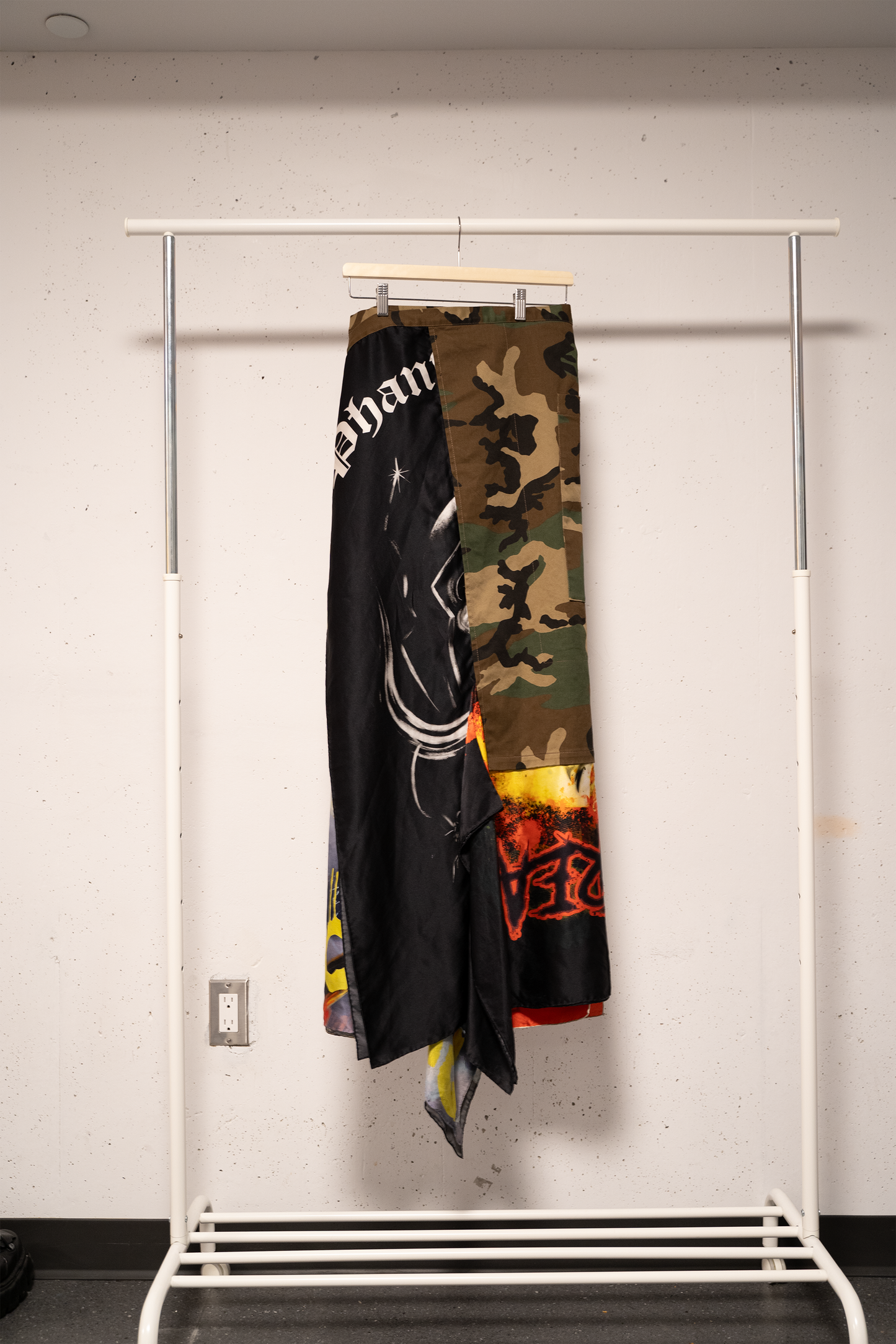 Vetements AW18 Metal Scarf Wrap Skirt